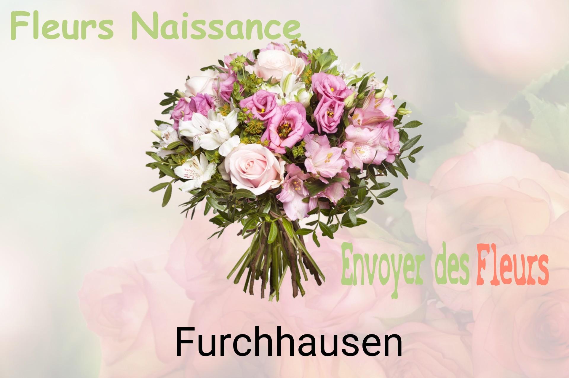 Bouquet de fleurs de naissance livré à Furchhausen