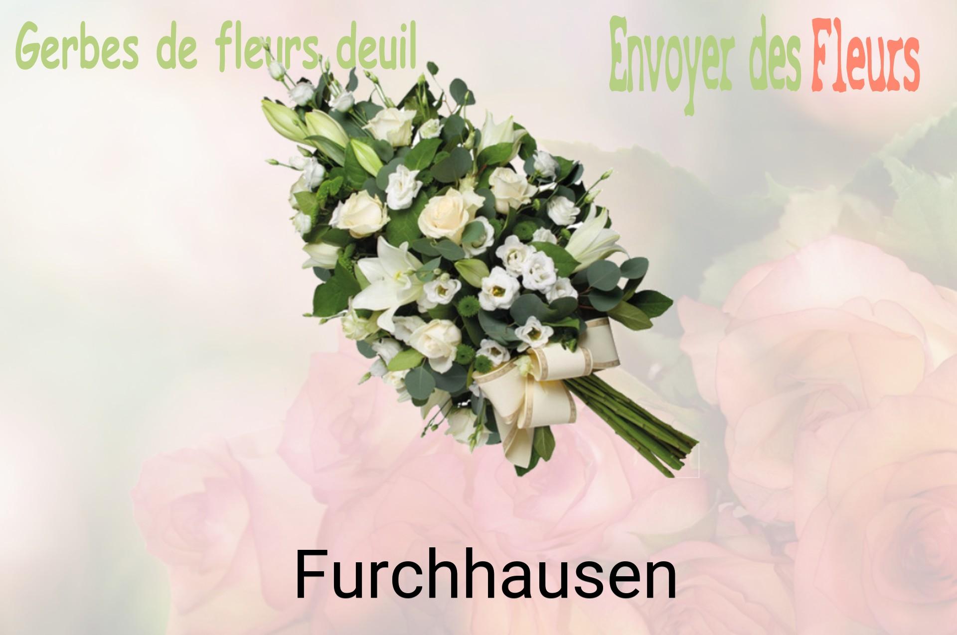 Gerbe de fleurs de deuil livrée à Furchhausen